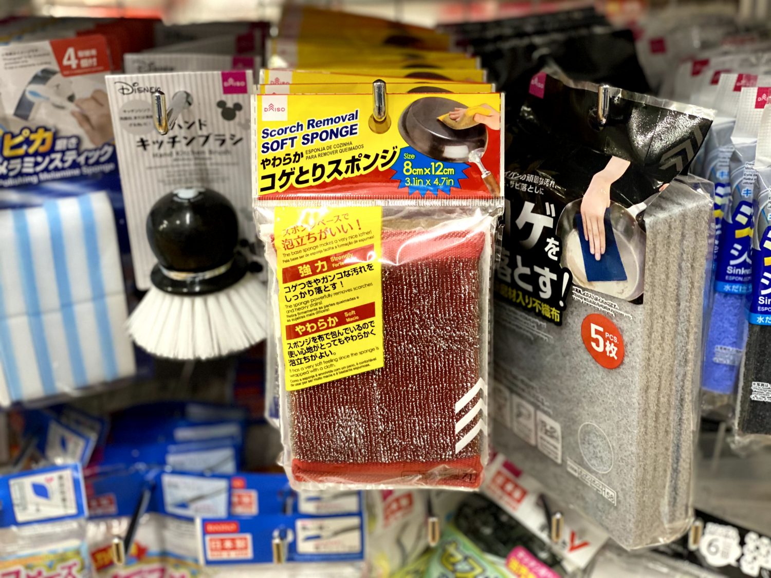 ダイソー こげ取りスポンジ ラストラーレスポンジの商品写真