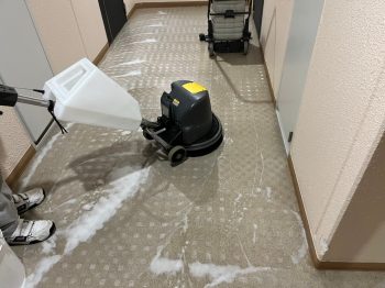 大阪市中央区　マンション共用部　定期清掃